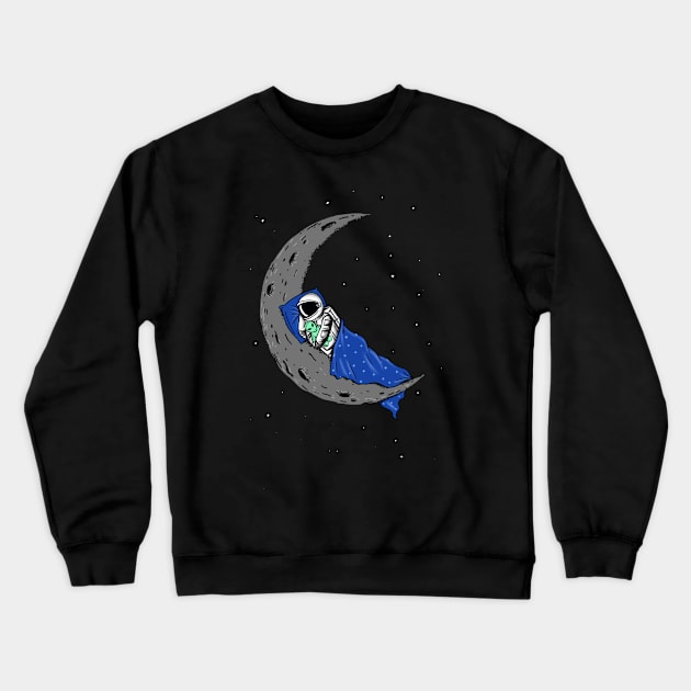 Astronaut Dream Crewneck Sweatshirt by coffeeman